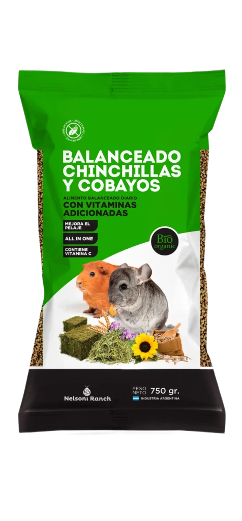 Balanceado Cobayo/Chinchillas 750grs
