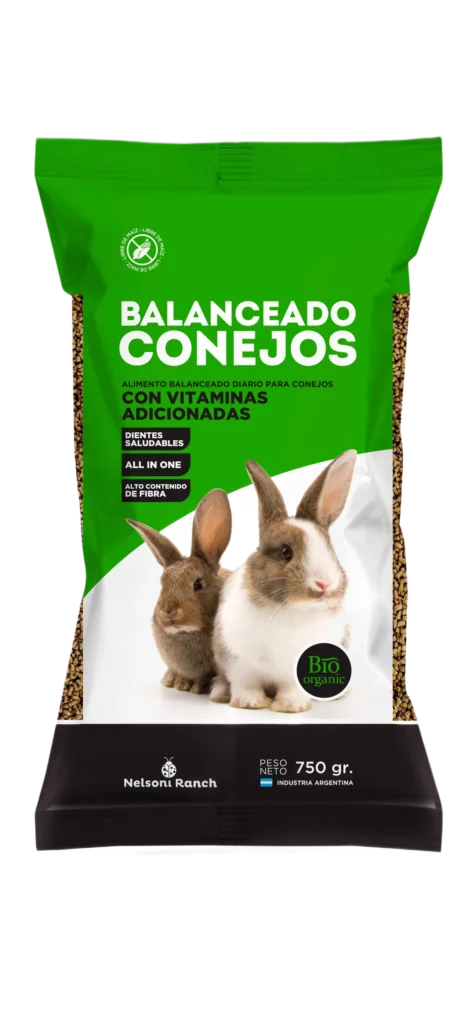 Balanceado Específico Conejos 750grs