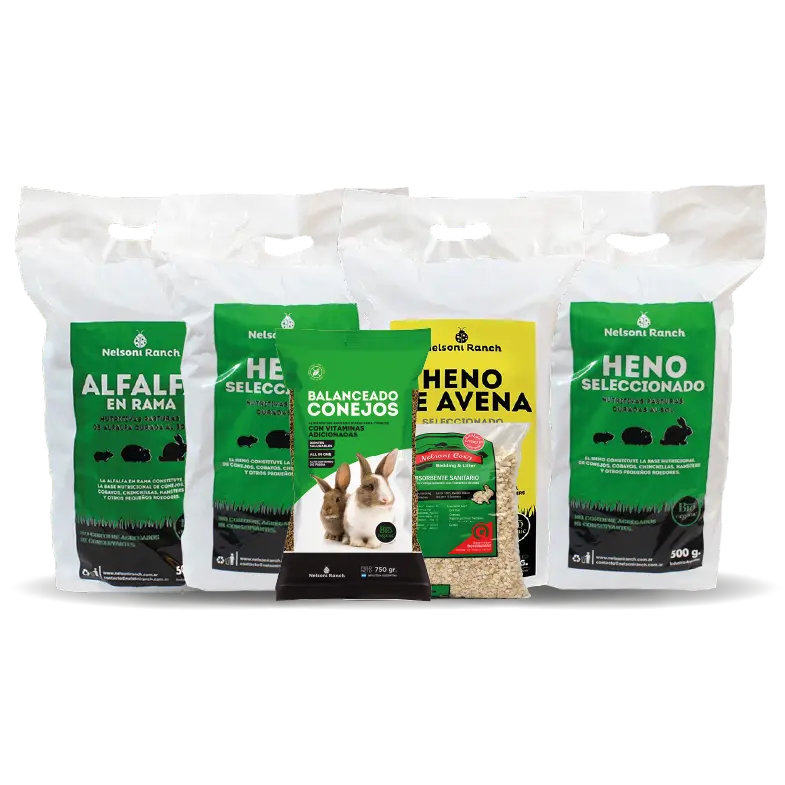 Combo Pasturas Mix Conejos y Marlo